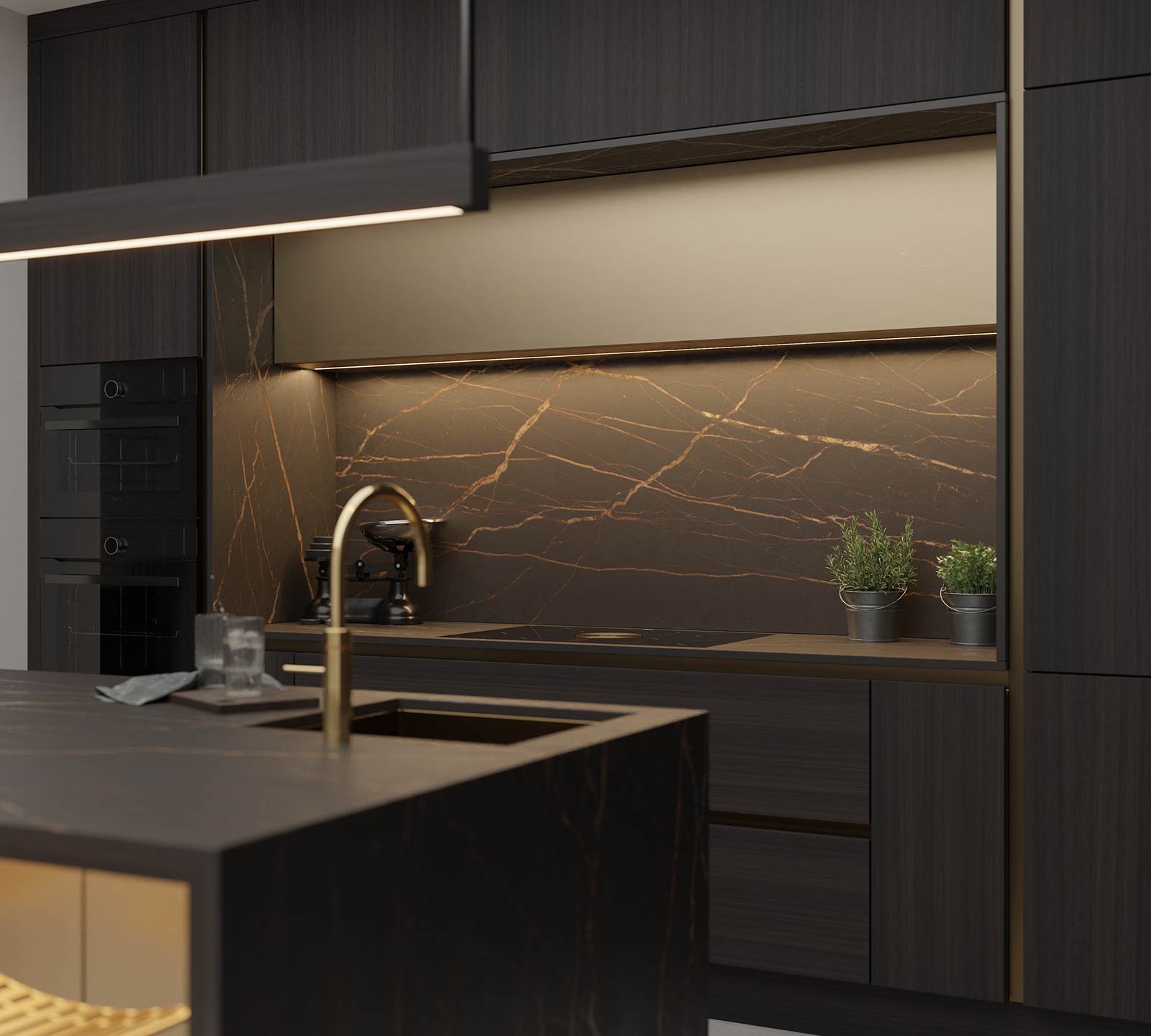 modern kitchens cork